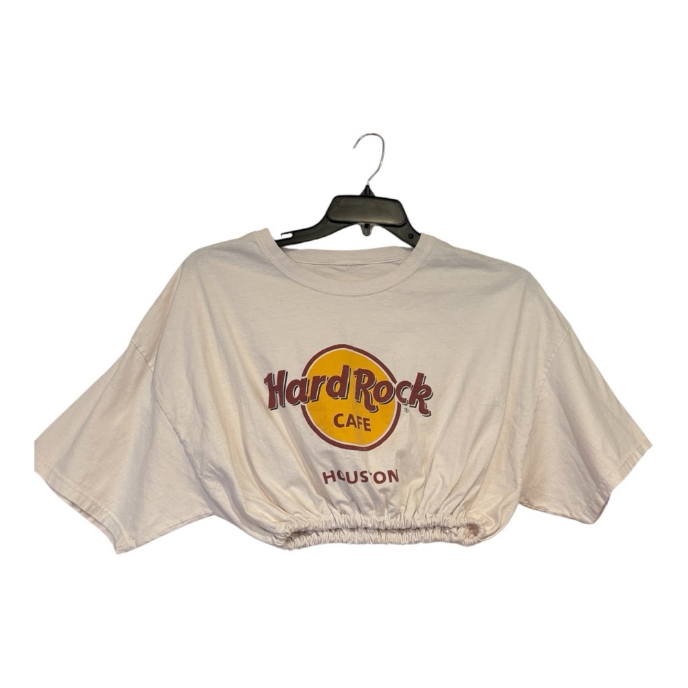 Hard Rock Cafe Houston Cropped Tee